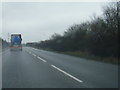 A17 nearing Drove Lane in the rain in NG24 2RA