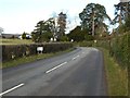 The B4355 entering Titley in HR5 3RL