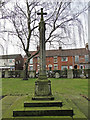 The War Memorial cross at New Catton in NR3 4AN