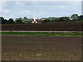 View NW across ploughed fields in Eynesford Ward