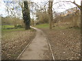 Path in Brook Street open space, Tring in HP23 5LA