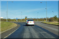 Roundabout on A1198 Caxton Bypass in CB23 6NS
