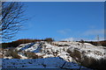Snowy Hillside at Dalmellington in KA6 7RE
