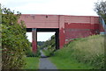 Galsworthy Road bridge crossing the cycleway and footpath in NE34 8HD