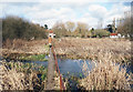 Footbridge over the Lambourn in RG20 8BE