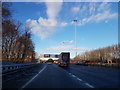 Junction on the M8 at Cardonald in G52 1SL