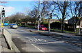 Liverpool Road pelican crossing, Neston in CH64 3UG