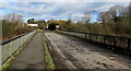 Across a motorway bridge at the southern edge of Knollbury, Monmouthshire  in NP26 3EF