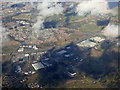 Newhouse Industrial Estate from the air in ML1 5RU