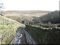 Syke Lane towards Syke farm in OL15 0AX