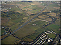 Stepps and the M80 motorway from the air in G33 6BY