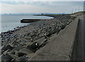 Sea defences along Hartlepool Bay at Carr House Sands in TS25 1PY