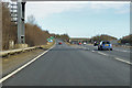 Slip road off eastbound A11 to A1307 in CB21 6GB