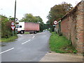 Sharp bend in Oulton