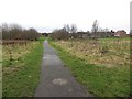 Footpath between Kenton and Cowgate, Newcastle in NE3 4TH