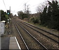 Cross-City Line north of Butlers Lane railway station, Sutton Coldfield in B74 4DL