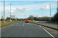 A10 roundabout south of Downham Market in PE38 9WL
