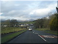 A595 at Wall End in LA17 7UJ