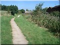 Canalside path at Droitwich in WR9 8PG