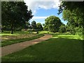 Path through Emerson Valley Park in MK4 2AF