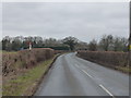 Road from Hereford to Shelwick Green, looking north in HR1 1JX
