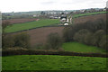 East side of Blackawton seen from Higher Cotterbury in TQ9 7BW