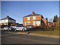 Houses on the A1060 near Boyton Cross in CM1 4LL