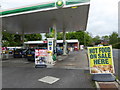Petrol station and Spar, Knutsford in WA16 8JQ