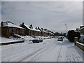 Snow in Elvan Street, Motherwell in ML1 3AZ