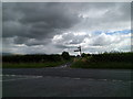 Road junction under cloud on the A686 in CA11 8SZ
