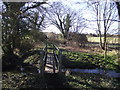 Footbridge over a tributary of Rothley Brook in LE9 9FD