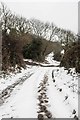 Bridleway in snow, Fore Hill in DT2 0BU