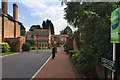 Gated housing development, Coleshill Heath, east Birmingham in B37 7YG