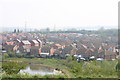 New Housing Estate from top of old Cortonwood spoil heap in S63 6BX