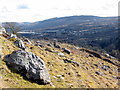 Uwchben Cwar Danydarren / Above Danydarren Quarry in CF48 2LF