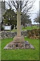 Cross outside the churchyard, Peter Tavy in PL19 9NX
