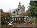 Gate to the church yard in LD2 3RW