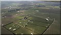 Flooded land, centred on fields N of Pyewipe Farm, Gayton le Marsh: aerial 2018 in Gayton Le Marsh