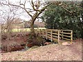 Footbridge over Carlesmoor Beck in HG4 3RD