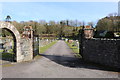 Entrance to Kirkcudbright Cemetery in DG6 4XY