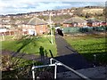 Footpath between Far Lane and Herringthorpe Valley Road in S65 2JY