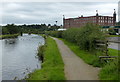 Towpath along the Leeds and Liverpool Canal in PR6 8TG
