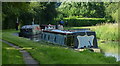 Narrowboats moored along the Leeds and Liverpool Canal in PR6 8BL