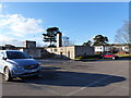 Car park and buildings at Bletchley Park in MK3 6FP
