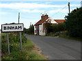 Approach to Binham on Hindringham Road in Binham