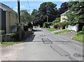 Patched road surface, Westra, Dinas Powys in Dinas Powys Community