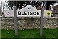 Bletsoe Village Sign in MK44 1QE