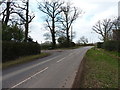 Junction of Baulk Lane with Spencer's Lane in CV7 7BY