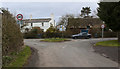 Road junction at Westby in PR4 2WP