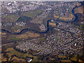 Blantyre and the River Clyde from the air in G72 7XJ